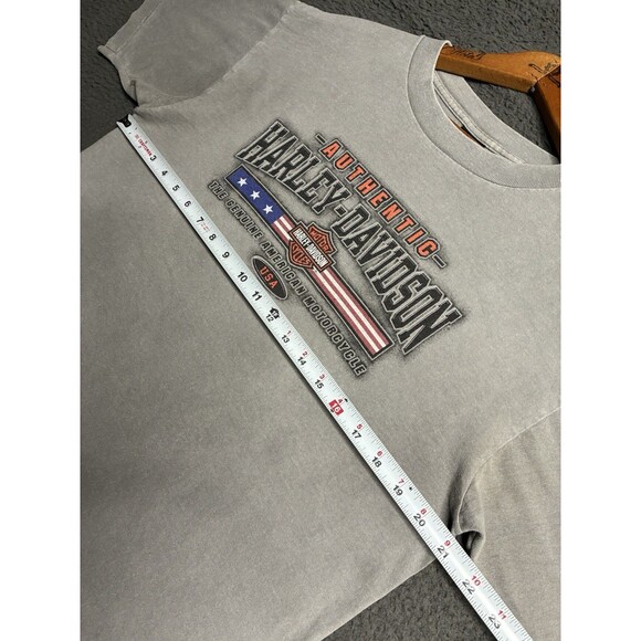 Vintage Harley Davidson T-Shirt Mens Medium 90’s Made USA Single Stitch Flames - Picture 11 of 14